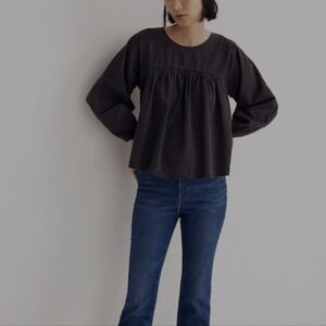 Madewell Charcoal Blouse